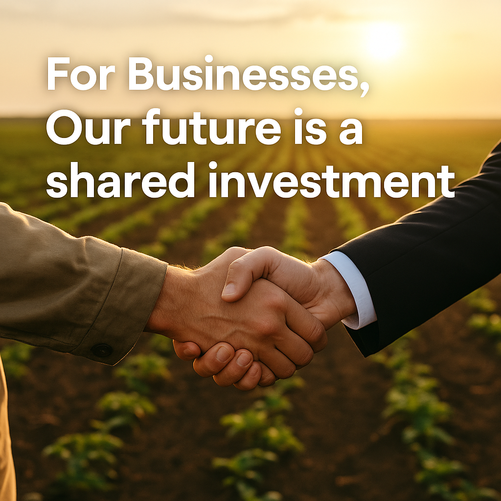 For Businesses, our future is a shared investment